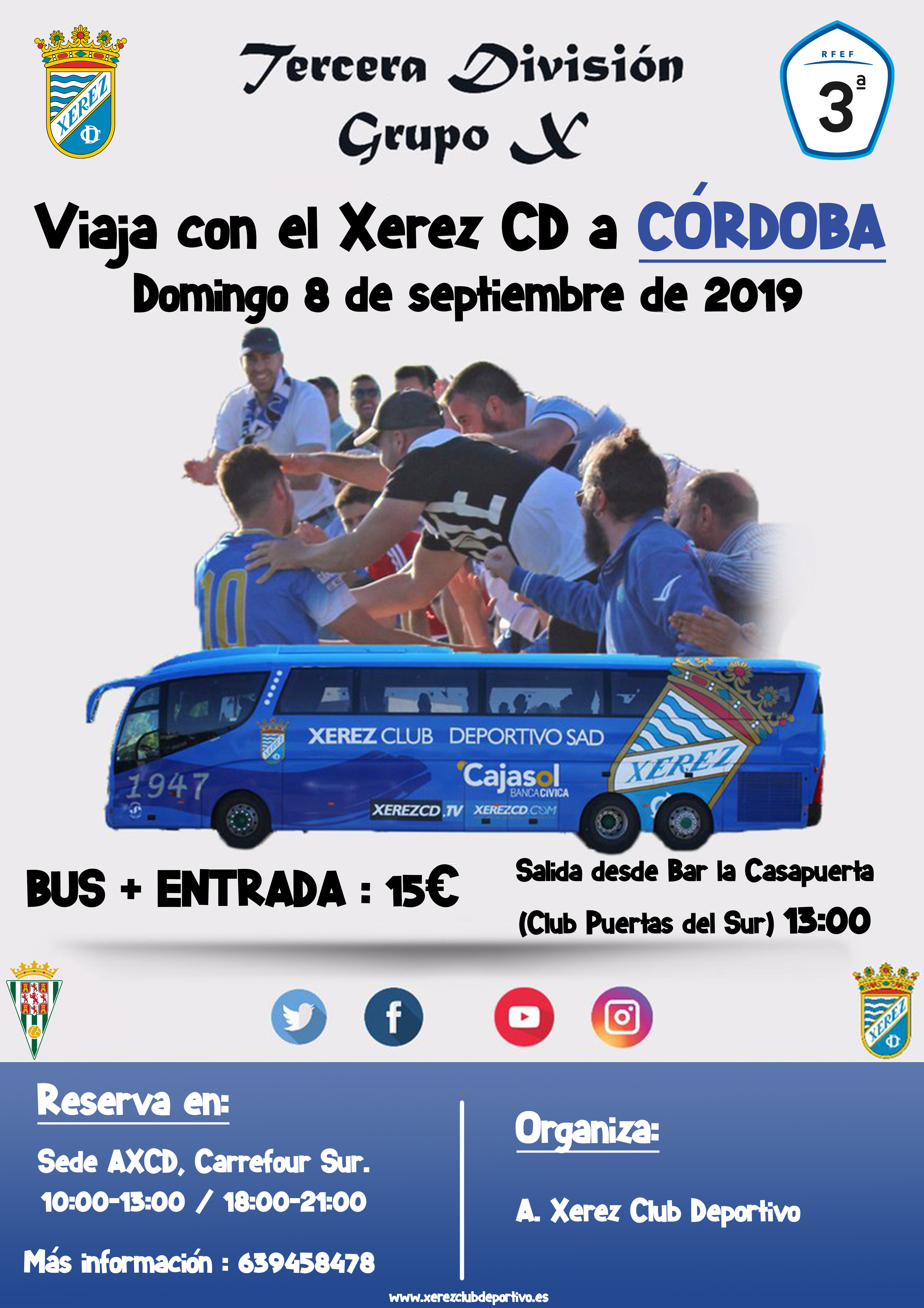 Autobús más entrada a Córdoba por sólo 15€